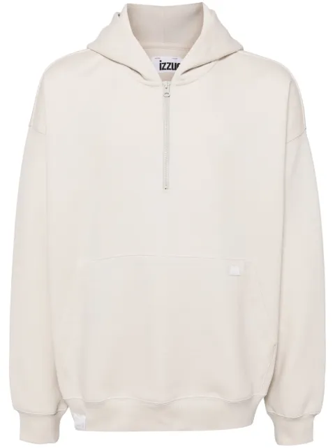 izzue half-zip hoodie