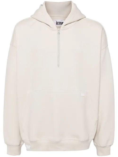 Izzue hoodie à col zippé - Gris - izzue - Modalova