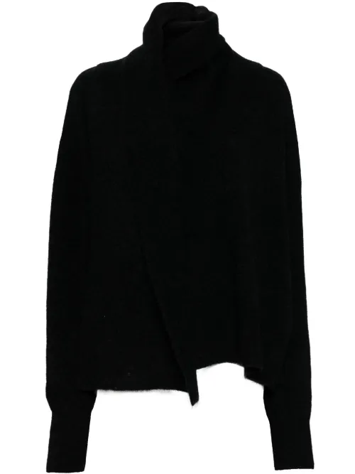 Pull à détail drapé - TOTEME - Modalova