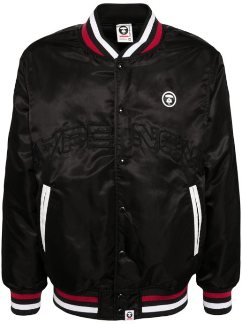 AAPE BY *A BATHING APE logo-patch bomber jacket Men