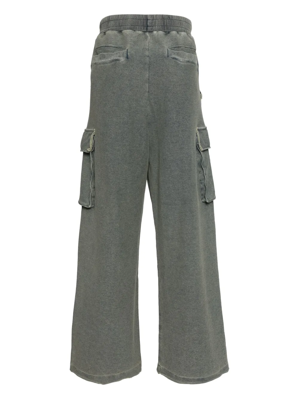 izzue Cargo broek van katoenblend - Blauw