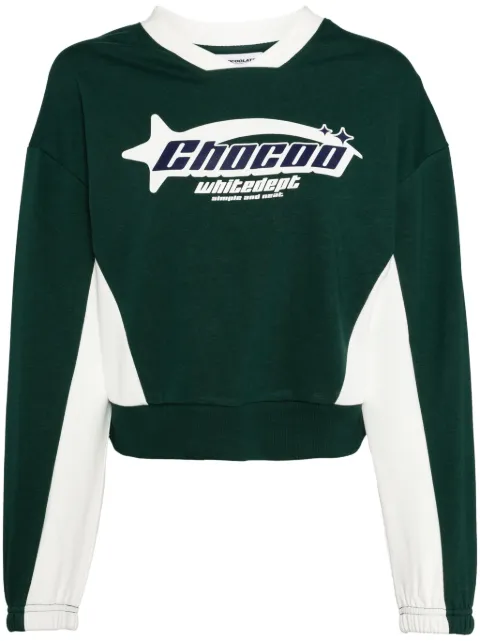 CHOCOOLATE logo-print sweatshirt