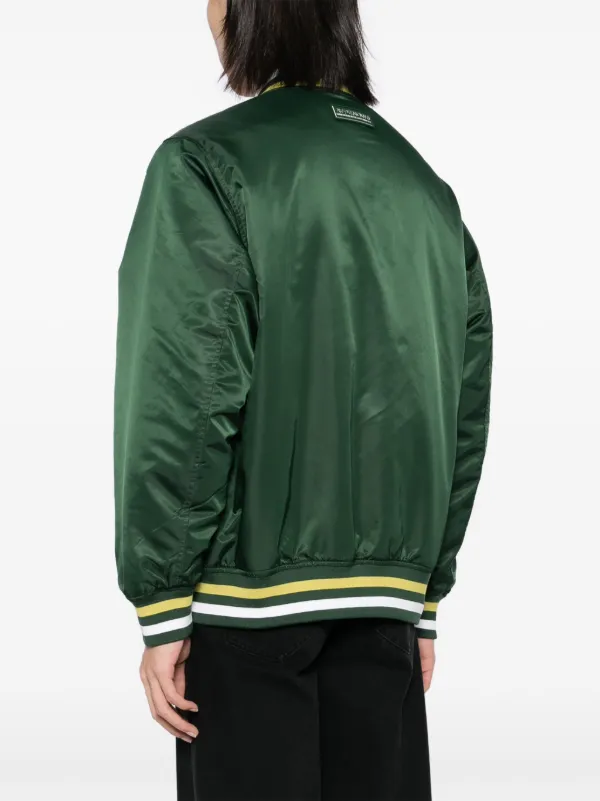 AAPE BY *A BATHING APE® Jaqueta Bomber Com Patch De Logo | Verde