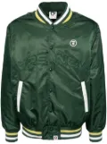 AAPE BY *A BATHING APE® logo-patch bomber jacket - Green