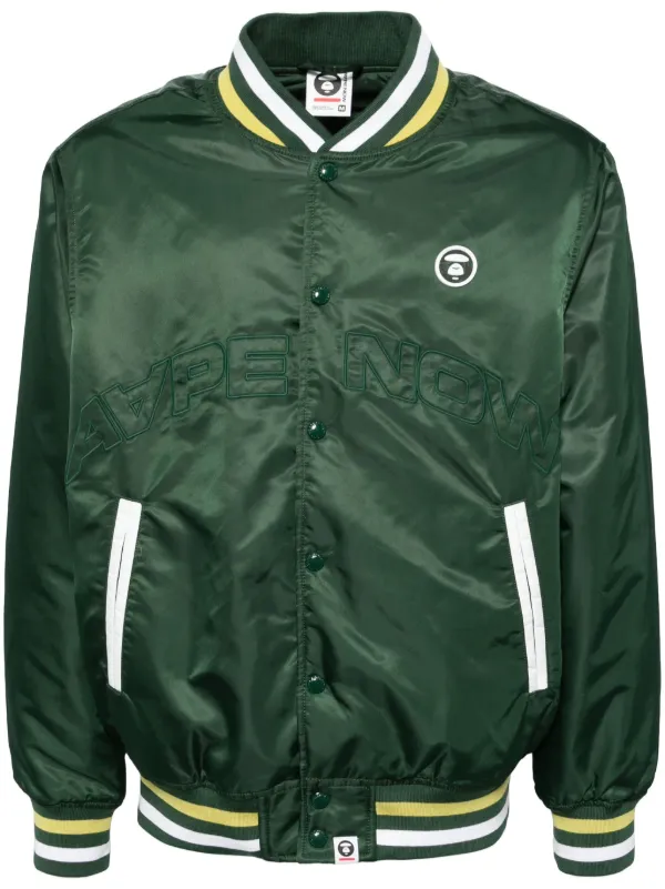 AAPE BY *A BATHING APE® ボンバージャケット | グリーン | FARFETCH JP