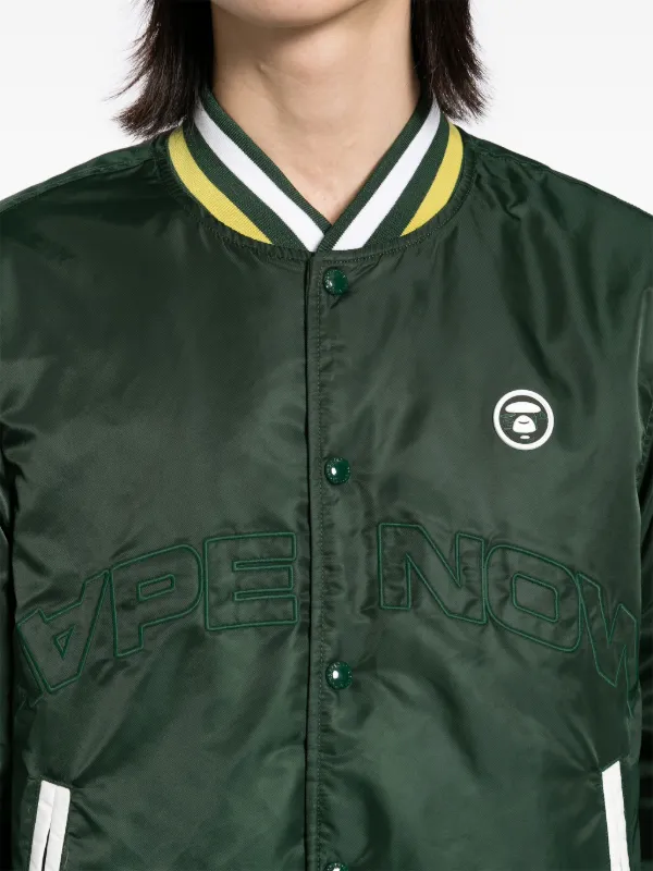 AAPE BY *A BATHING APE® ボンバージャケット | グリーン | FARFETCH JP