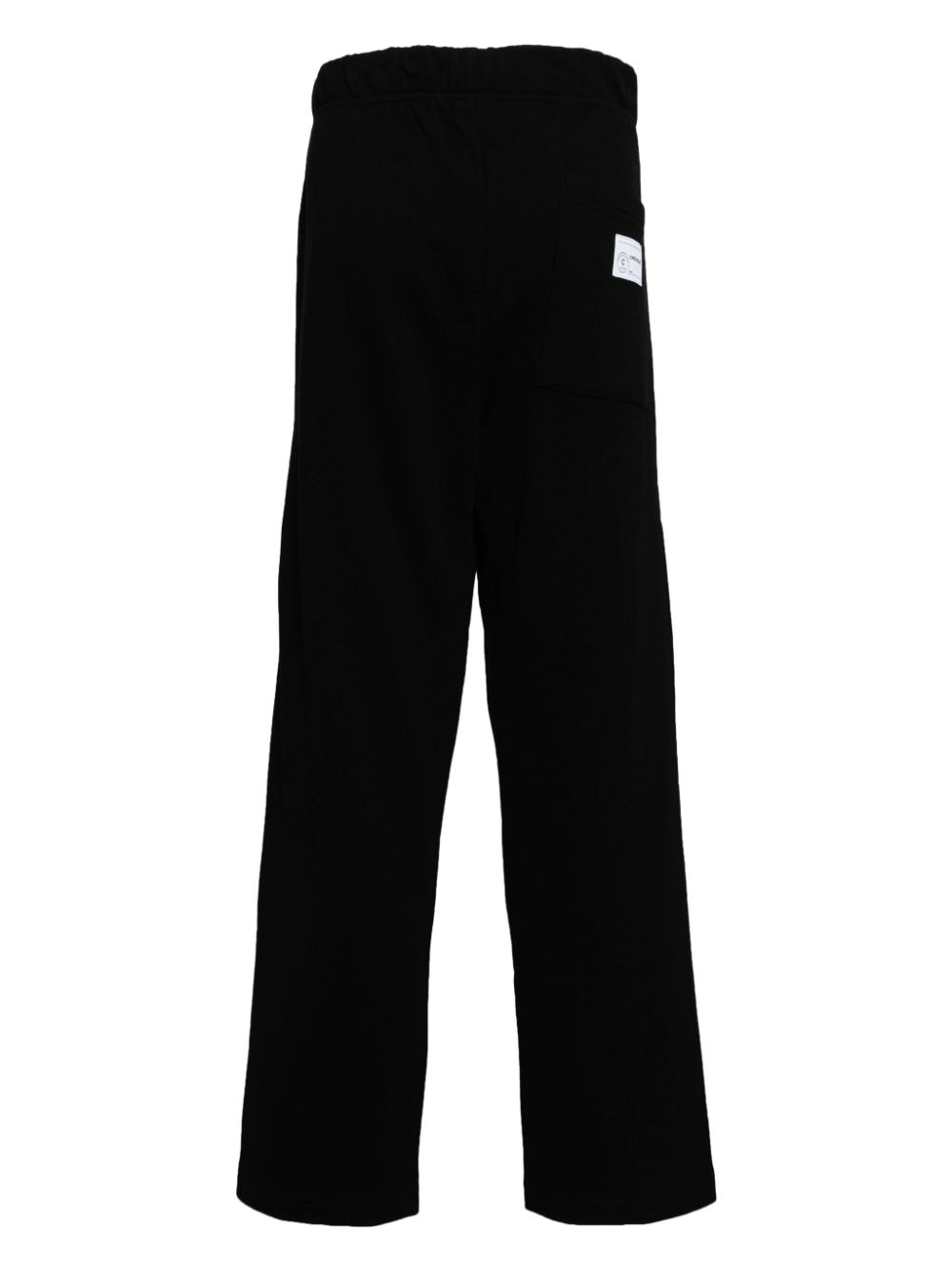 Shop Chocoolate Logo-embroidered Cotton Track Pants In Black