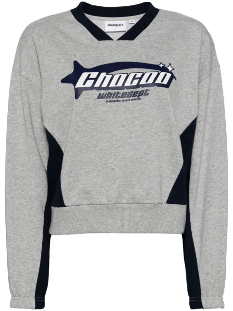 CHOCOOLATE logo-print sweatshirt