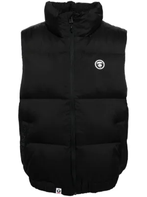 AAPE BY *A BATHING APE® ダウンジャケット | ブラック | FARFETCH JP