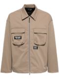 izzue zip-up jacket - Brown