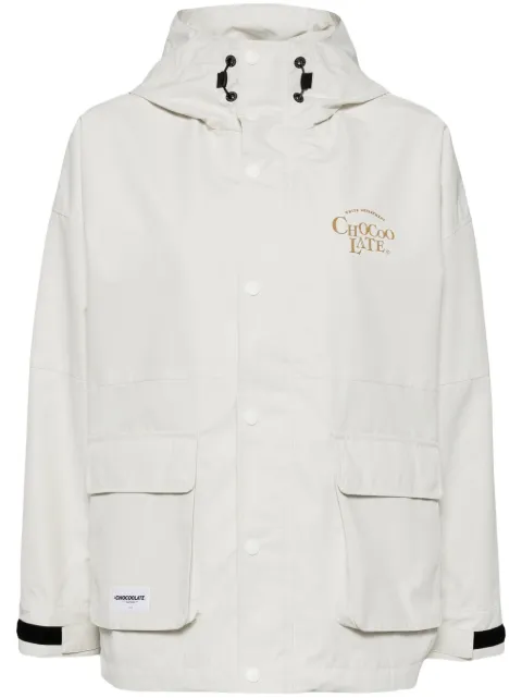 CHOCOOLATE hooded utility jacket