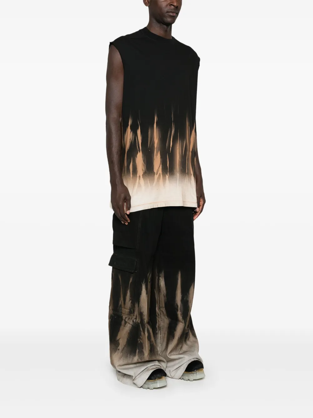 Rick Owens DRKSHDW Tarp T-shirt Zwart