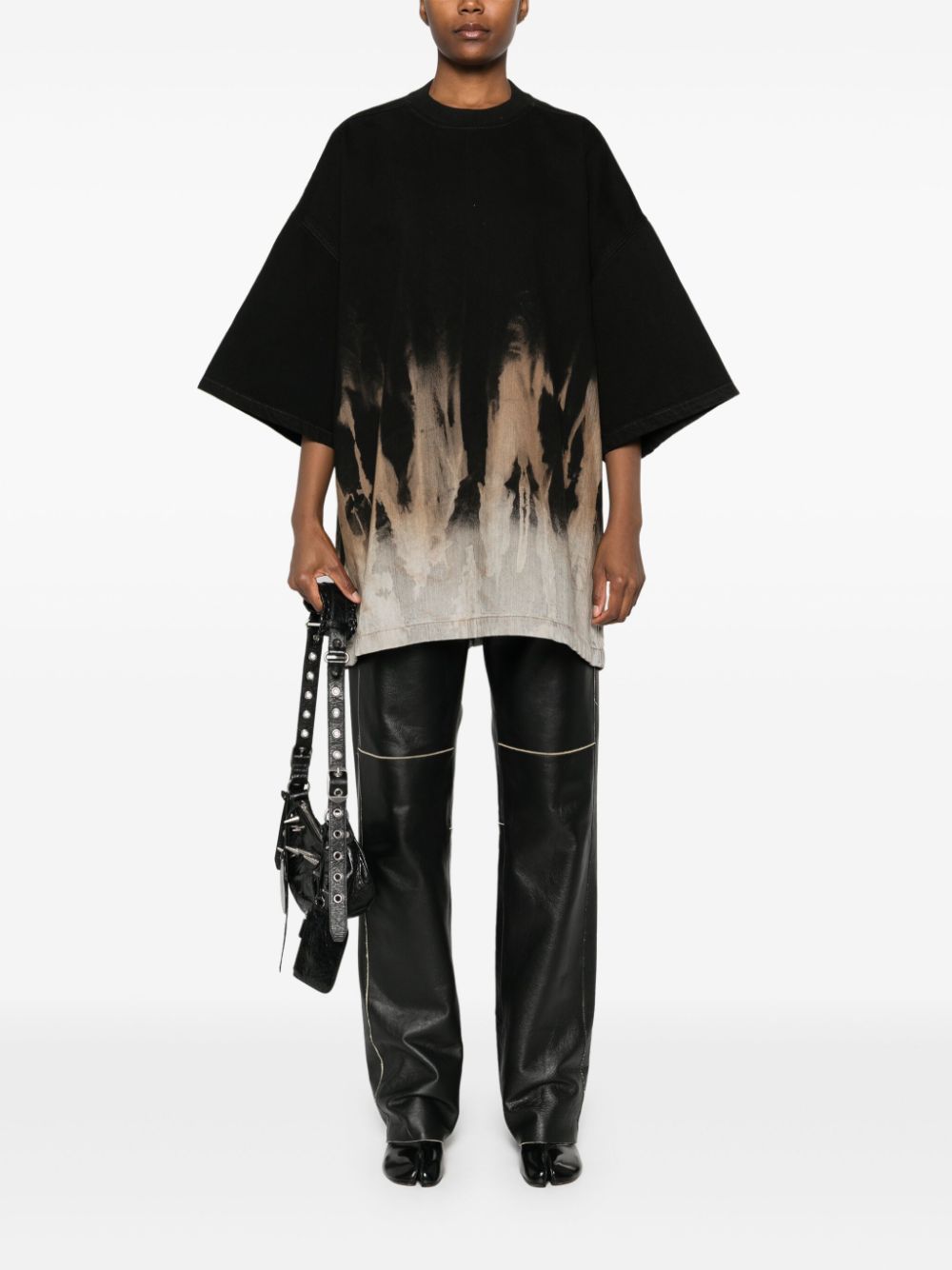 Rick Owens DRKSHDW Tommy T-shirt - 0983 BLACK/TERRA