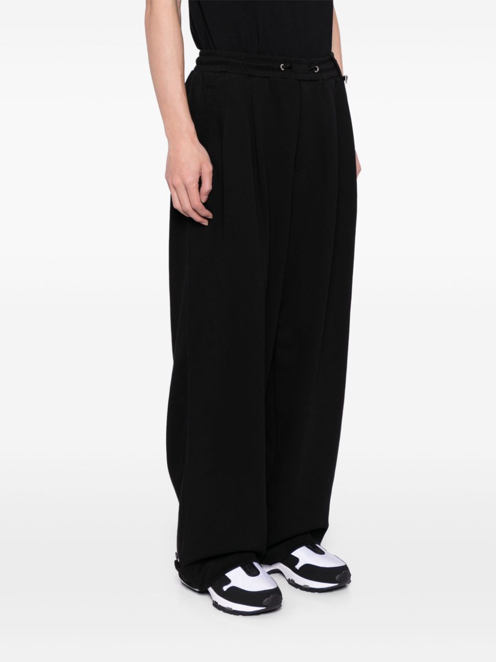 Shop Zzero By Songzio Panther Hand Rope Track Pants In Black