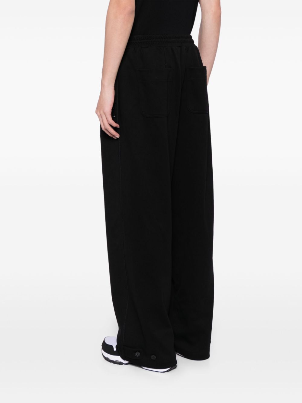 Shop Zzero By Songzio Panther Hand Rope Track Pants In Black