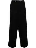 ZZERO BY SONGZIO Panther Hand Rope track pants - Black