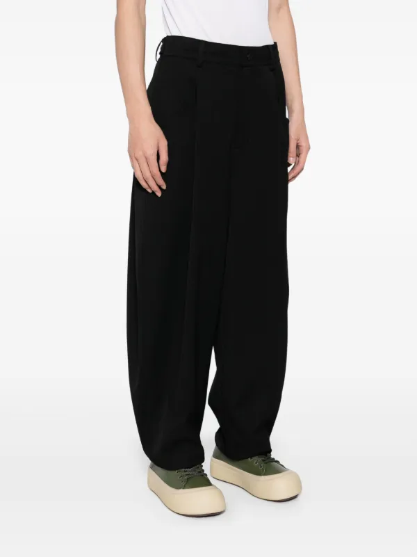 パンツ No.0621 balloon cotton tuck string PT (5color) AG] Nylon Tuck Belt String Balloon Pants - Green - ANGLAN