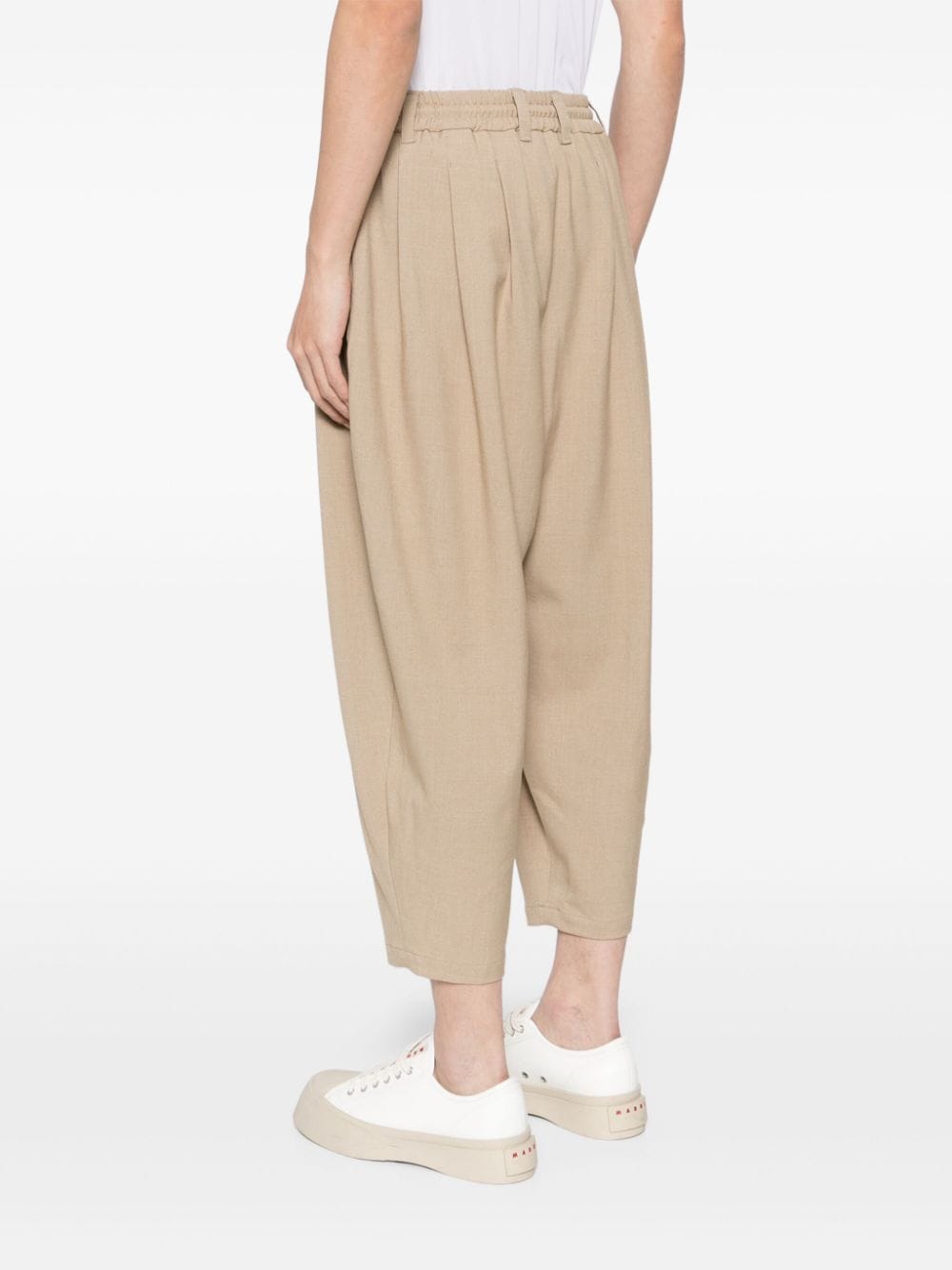 Shop Songzio Signature Air Balloon Pants In Brown