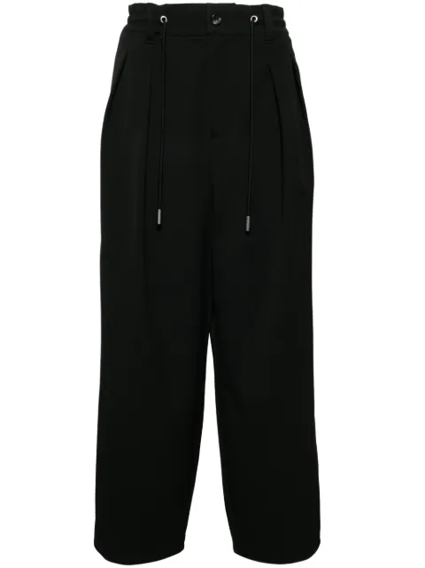SONGZIO cross fold curve trousers