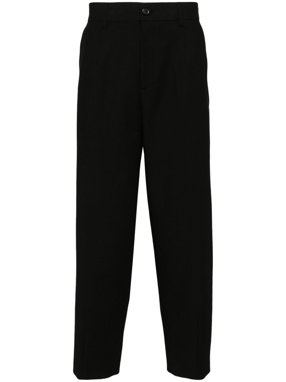 SONGZIO half banding tapered pants - Black