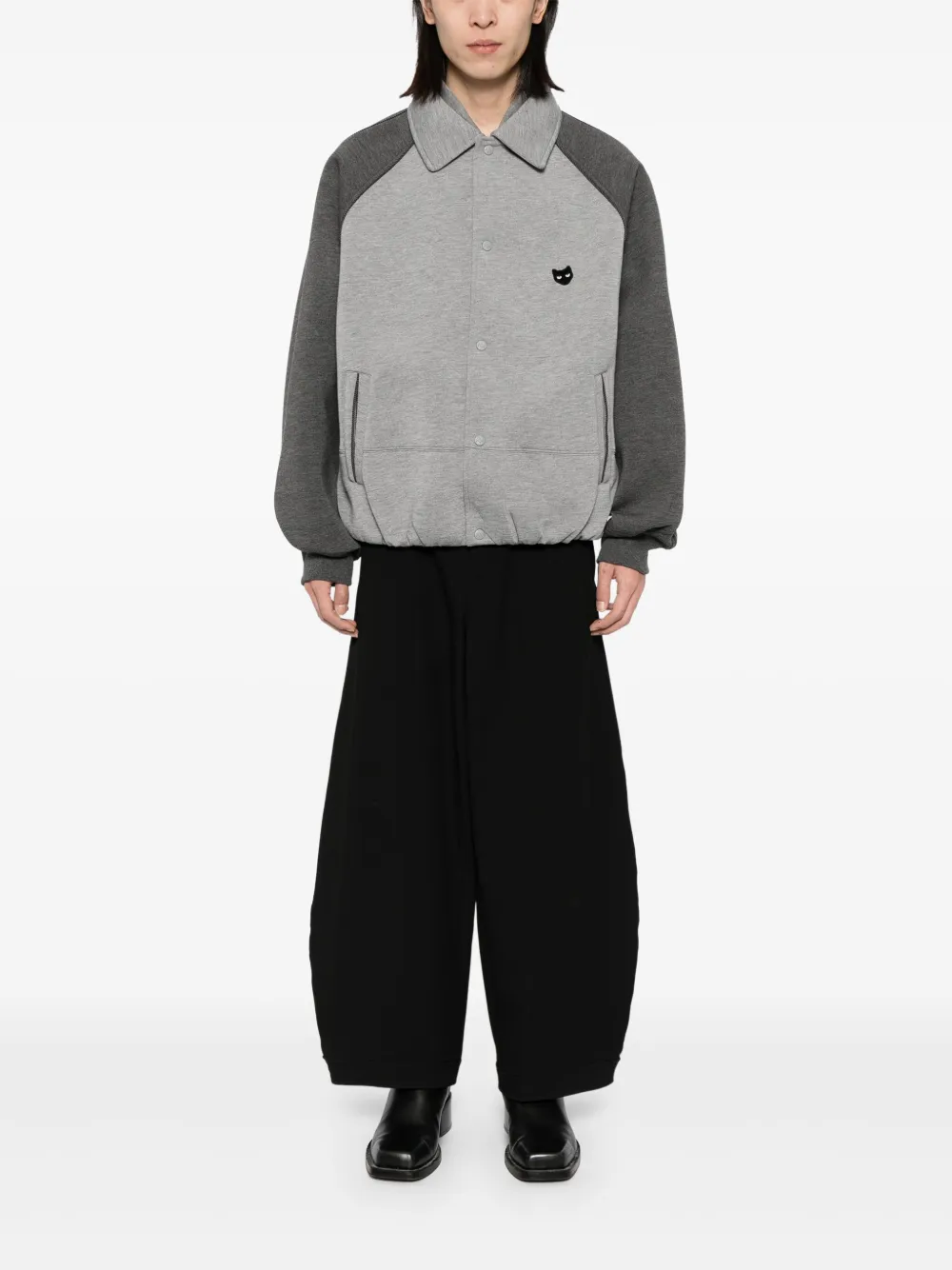 SONGZIO Broek met wijde pijpen - Zwart