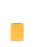 agnès b. leather card case - Yellow