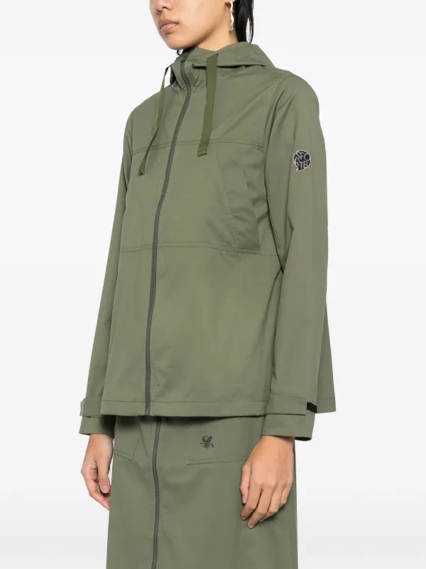 人気特価激安 Green | Jacket Hooded zip-up b. Agnès By b. SPORT | GE FARFETCH トップス