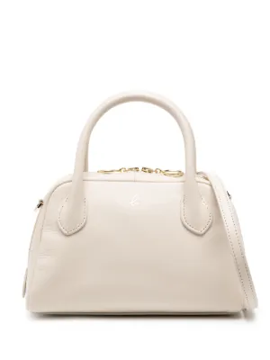 Agnès b. Leather Boston Cross Baby Bag | Black | FARFETCH