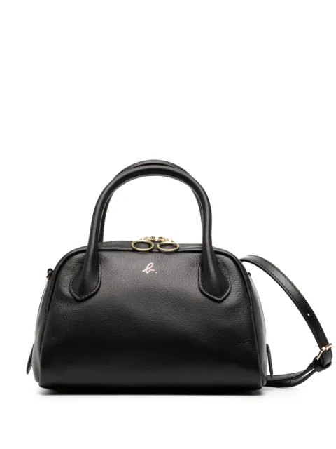 agnès b.  leather boston cross baby bag