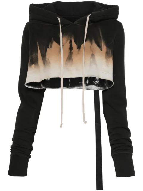 Rick Owens DRKSHDW cropped hoodie