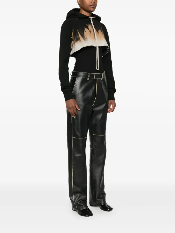 Rick Owens DRKSHDW クロップド パーカー | ブラック | FARFETCH JP