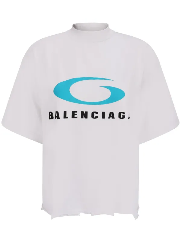 New balenciaga logo out now tee on sale