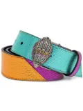 Kurt Geiger London Eagle reversible belt - Yellow