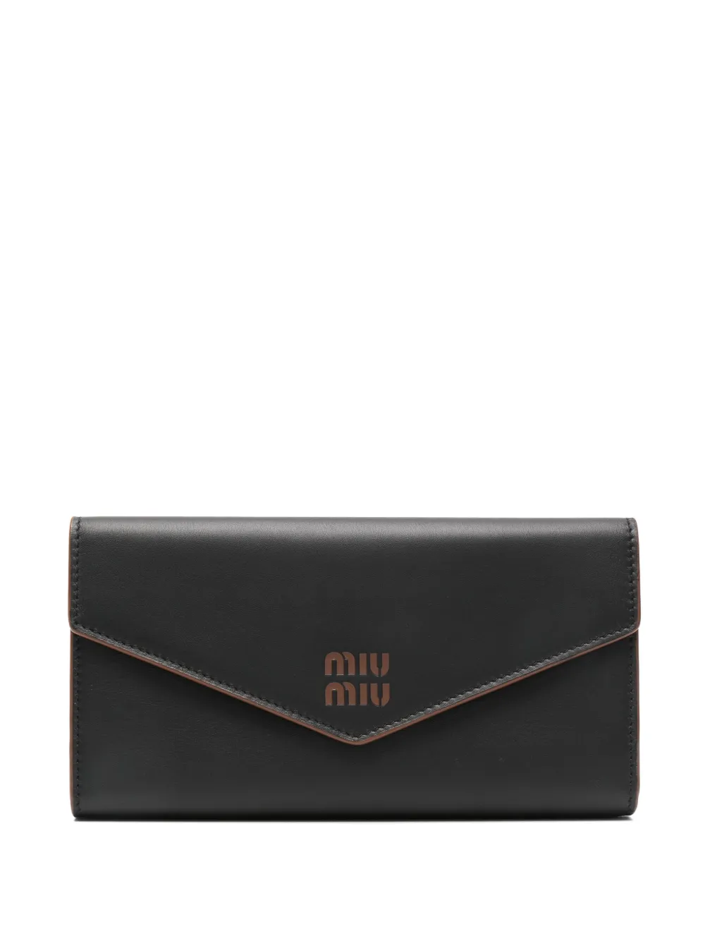 Miu Miu Portafoglio in pelle - Nero