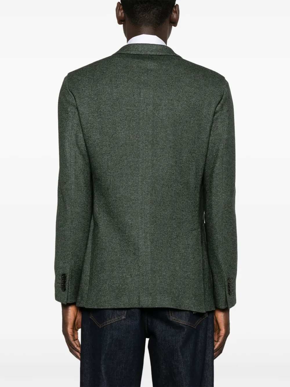 Boglioli Blazer met gemêleerd effect Groen
