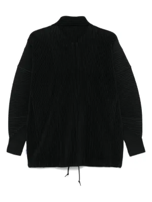 homme plisse issey miyake ジップアップジャケット Homme Plissé Issey Miyake Men's Pleated Zip Up Jacket in