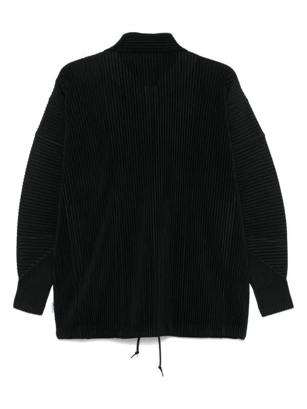 Homme Plissé Issey Miyake MC August シャツジャケット | ブラック 