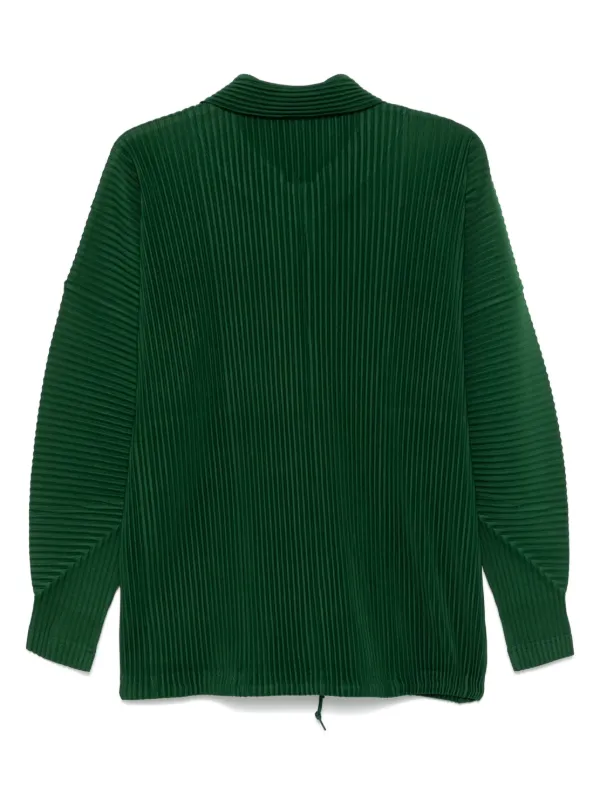 売れ筋新商品 Homme Plissé シャツジャケット August MC Miyake Issey トップス