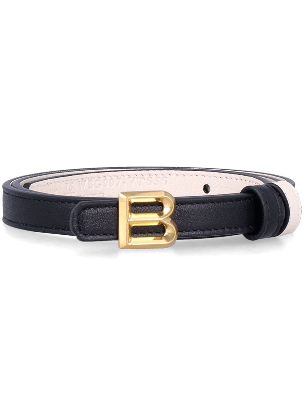 Bally B Bold logo leather belt - Nero