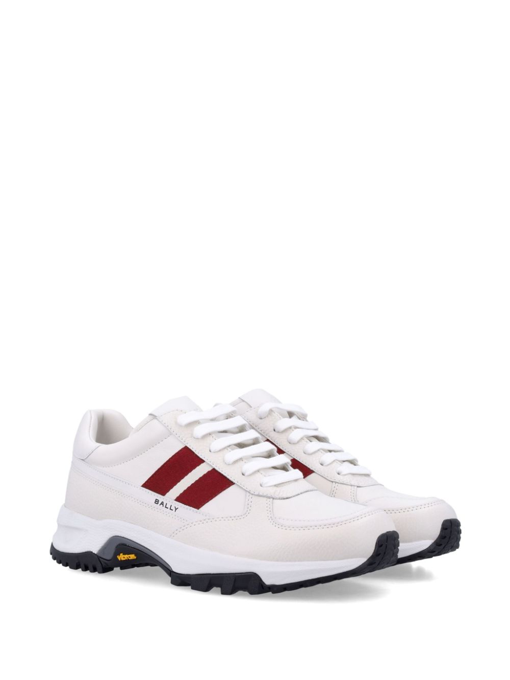 Shop Bally Flick-ribbon Trainers In White