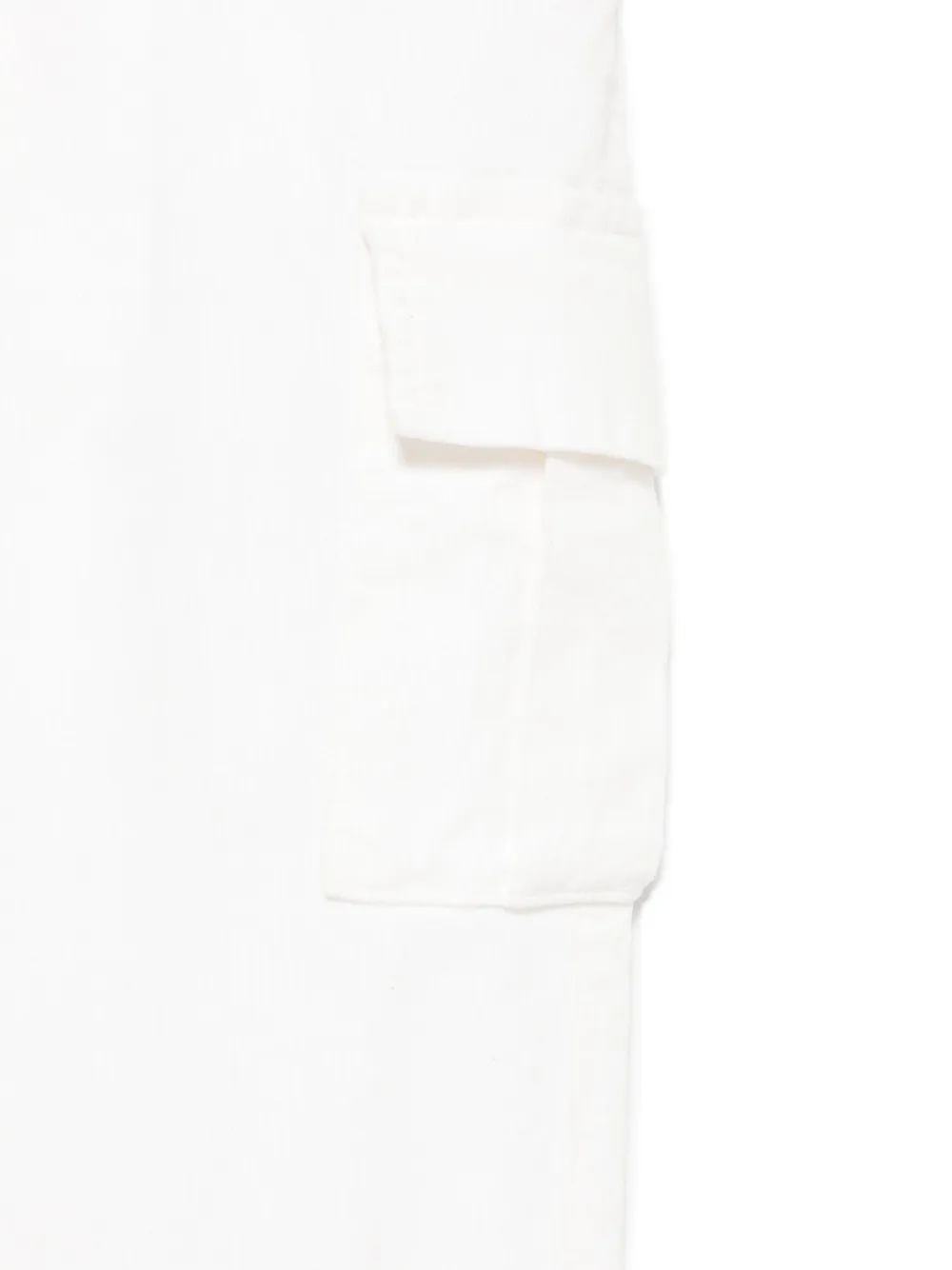 Paolo Pecora Kids Ribfluwelen broek Wit