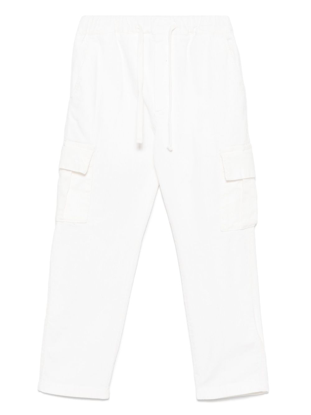 Paolo Pecora Kids Ribfluwelen broek Wit