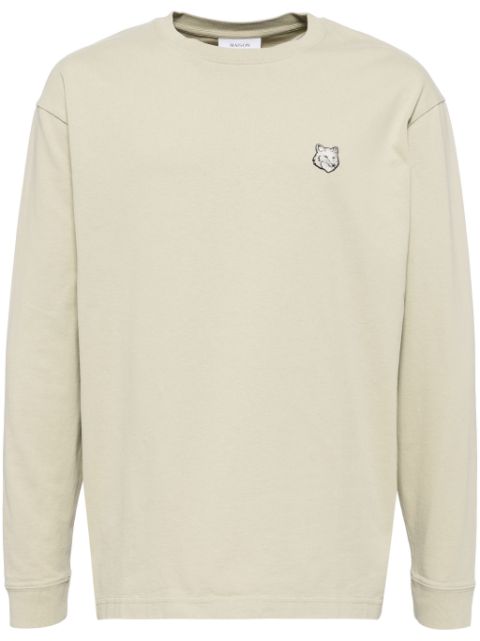 Maison Kitsune bold fox head long-sleeved T-shirt Men