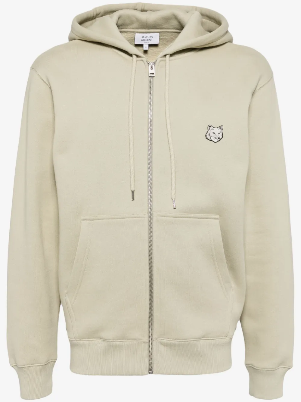 Maison Kitsuné bold fox head comfort hooded jacket | Green | Image 1