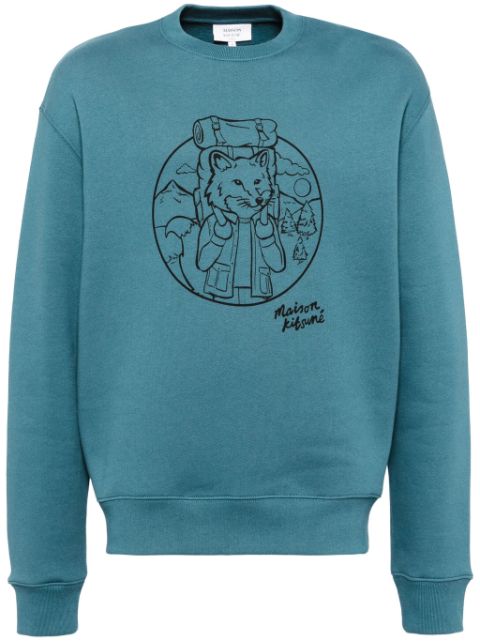 Maison Kitsune rambling fox sweatshirt Men