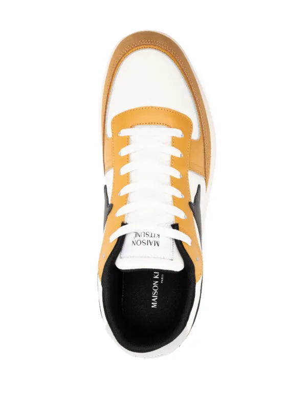 Maison Kitsuné Chiru Trainers | Yellow | FARFETCH