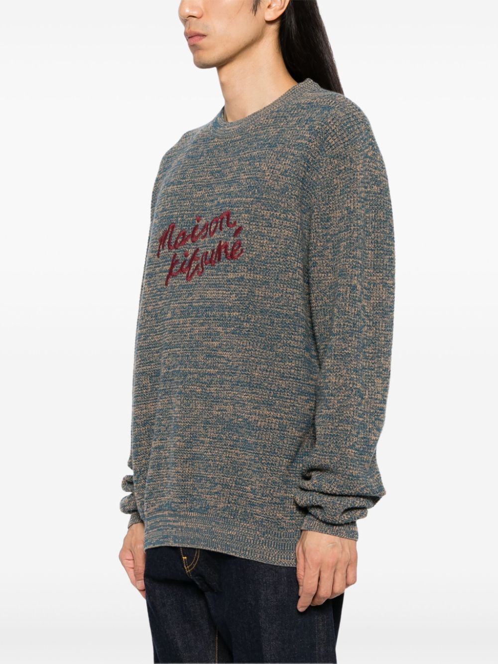 Maison Kitsune Handwriting jumper Men