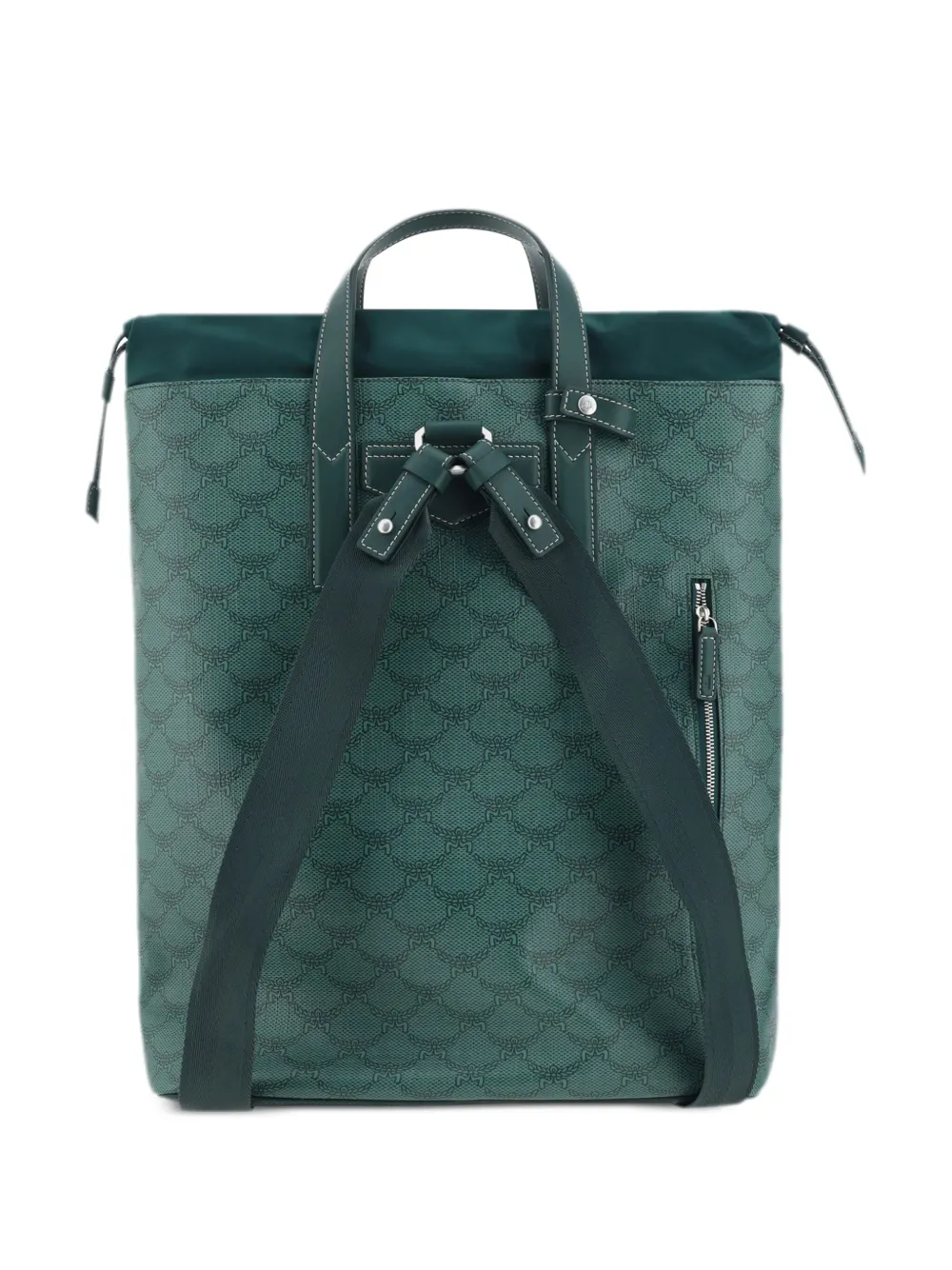 MCM Himmel backpack - FOREST GREEN / BLACK