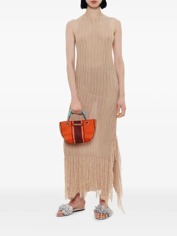【BIMBA Y LOLA】キャノピーミニトートバッグ Mini blue Canopy handbag