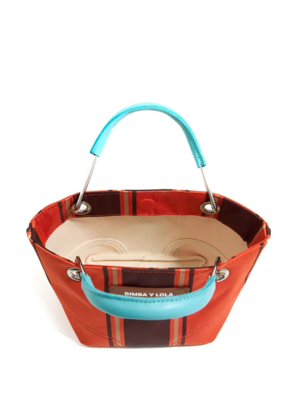 【BIMBA Y LOLA】キャノピーミニトートバッグ Mini blue Canopy handbag